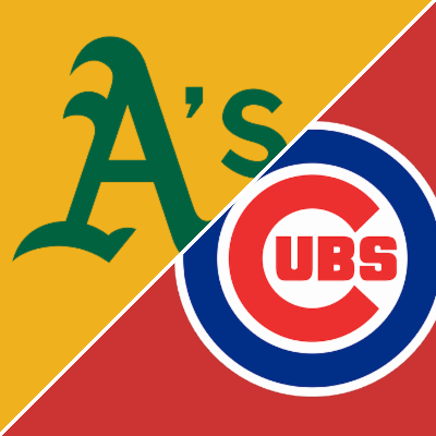 Recap: A's use 4 ninth inning outs to chase Cubs away, 1-0