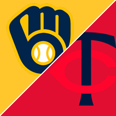 Images from the Brewers' 8-2 loss to the Twins on Sunday