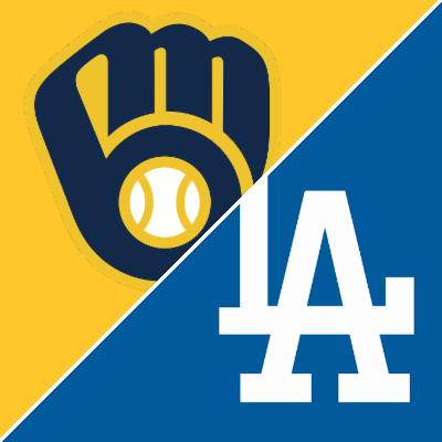Dodgers vs Brewers game stats