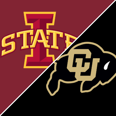 Iowa State vs Colorado matchup graphic
