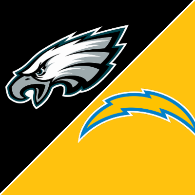 Los angeles chargers vs philadelphia eagles hi-res stock