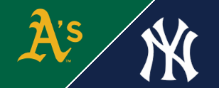Athletics play the Yankees leading series 1-0