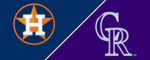 Astros try to sweep 2-game series against the Rockies