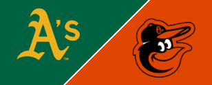 Orioles and Athletics play with series tied 1-1