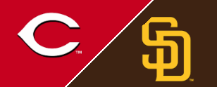 De La Cruz homers and Lodolo strikes out 11 in a combined 4-hitter as the Reds beat Padres 5-2