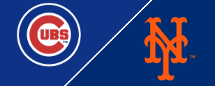 Cubs play the Mets leading series 1-0