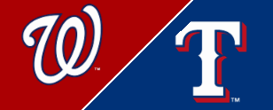 Rangers play the Nationals with 1-0 series lead