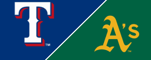 Rangers visit the Athletics to begin 4-game series