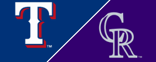 Rockies face the Rangers with 1-0 series lead